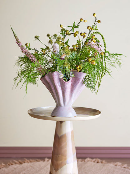 Bloomingville Plier Vase, Rosa, Stentøj