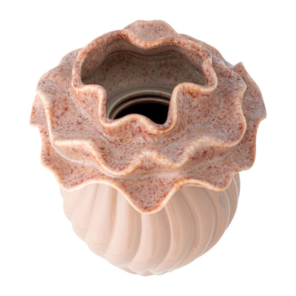 Bloomingville Petalia Vase, Rosa, Stentøj