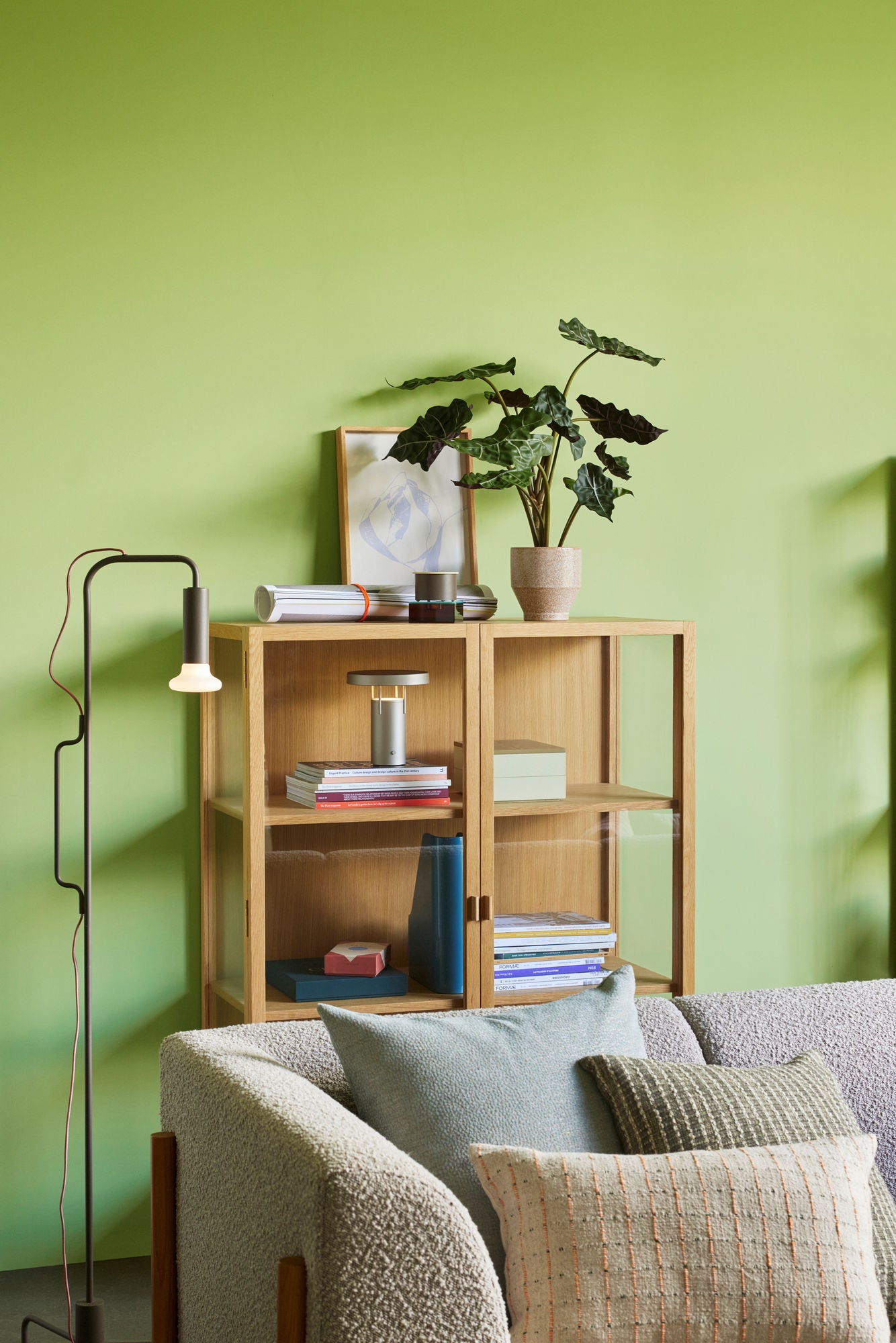 Hübsch Rhythmic Pude  Beige/Orange/Sort