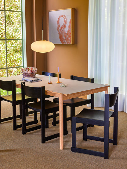 Hübsch Forma Spisestol Sort