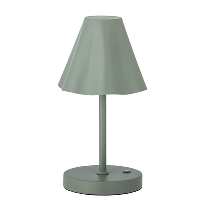 Bloomingville Lianna Portable Lampe, Genopladelig, Grøn, Metal