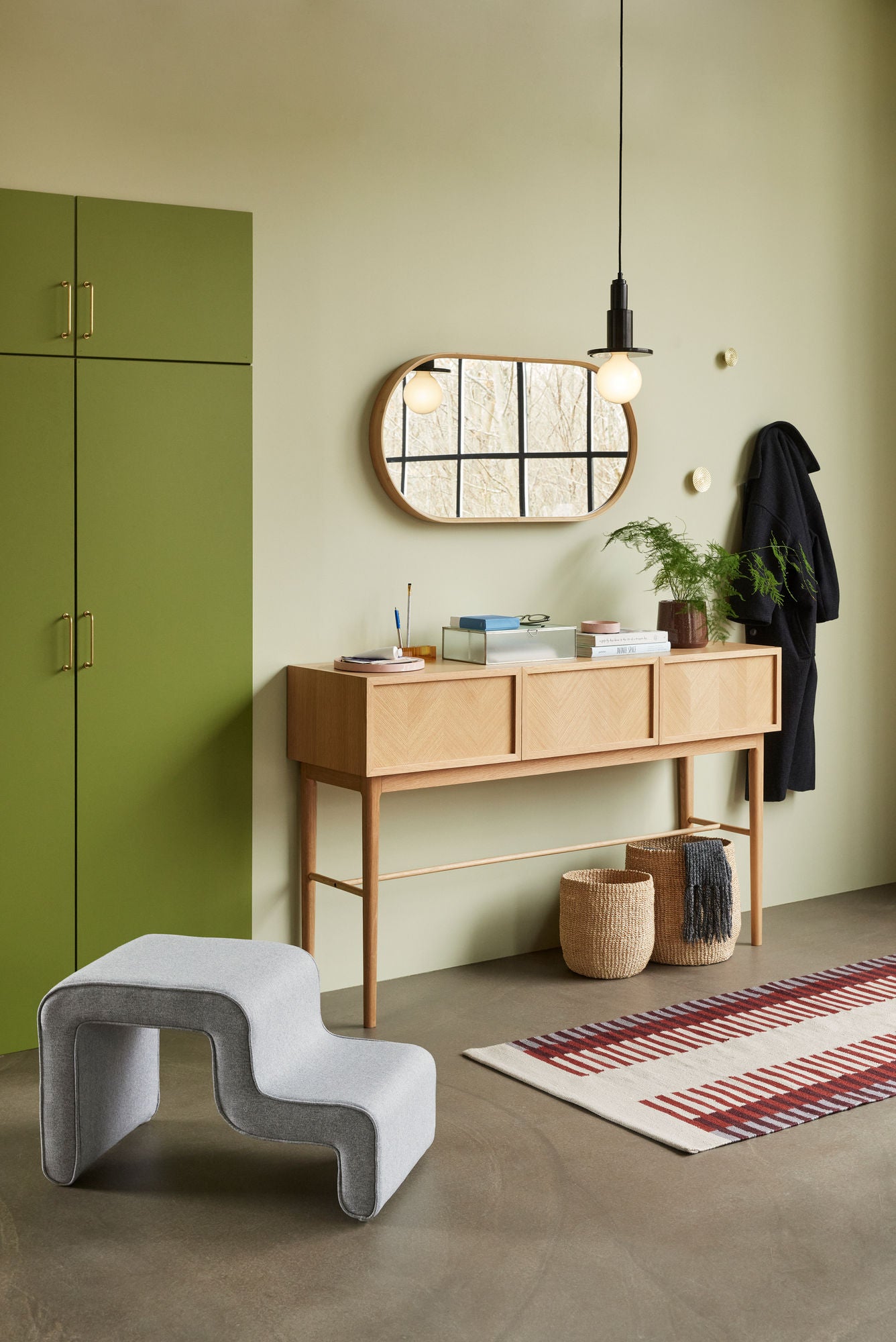 Sort Kurve Natur (sæt af 3) - ø19xh23, ø25xh28, ø29xh32cm