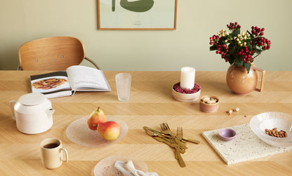 Herringbone Spisebord Large Natur - 200x100xh75cm