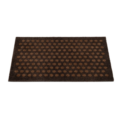 NYHED - GULVMÅTTE 40 x 60 cm - DOT/COGNAC-DARK BROWN