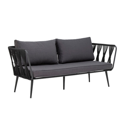 Bloomingville Pavone Fire-resistant Sofa, Sort, Metal