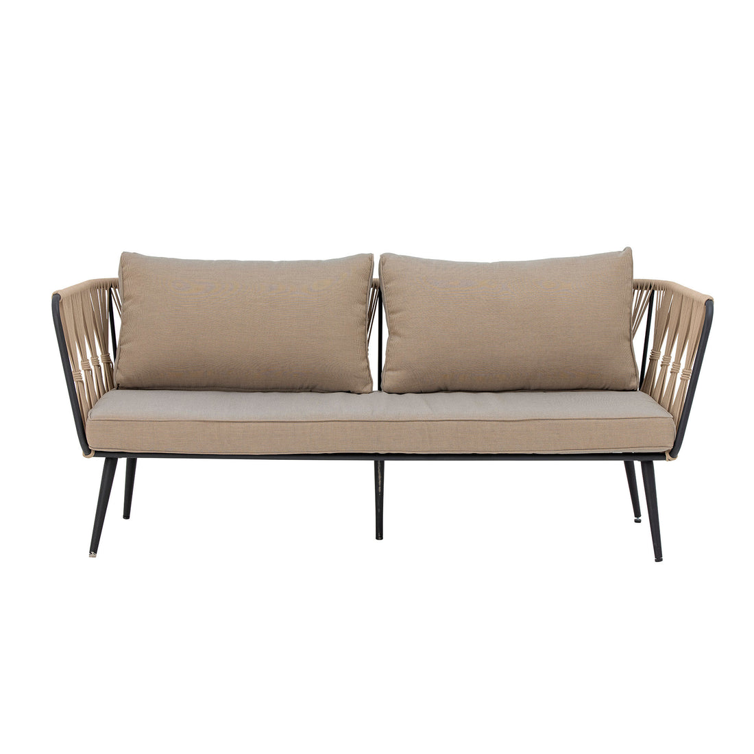 Bloomingville Pavone Fire-resistant Sofa, Brun, Metal