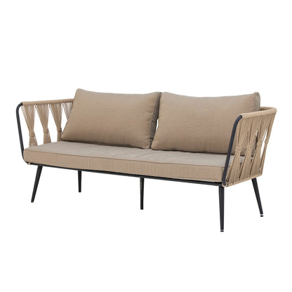 Bloomingville Pavone Fire-resistant Sofa, Brun, Metal