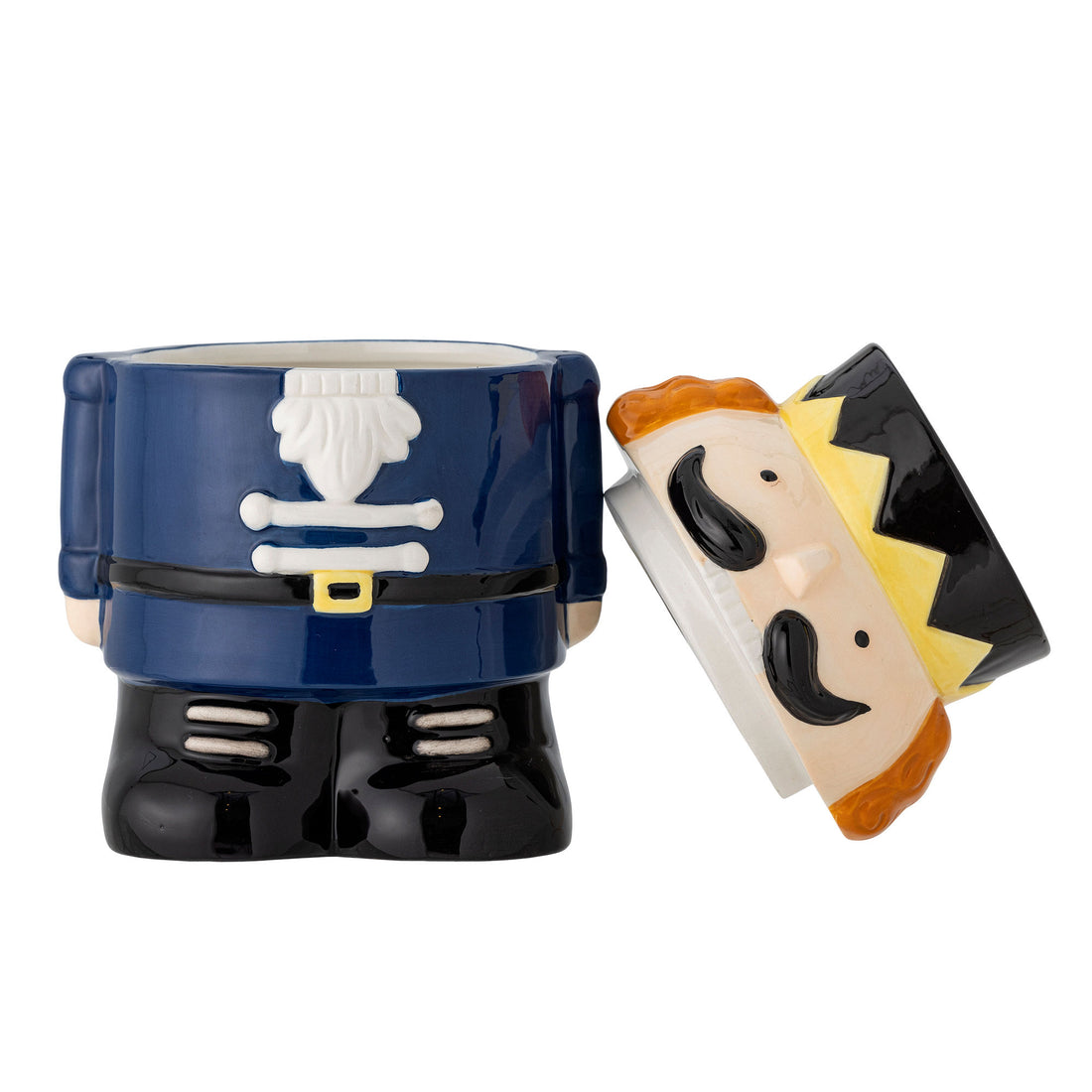 Bloomingville Feast Krukke m/låg, Blå, Stentøj