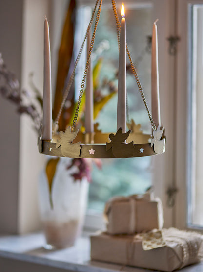 Bloomingville Elmir Adventsstage, Guld, Metal
