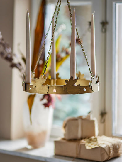 Bloomingville Elmir Adventsstage, Guld, Metal