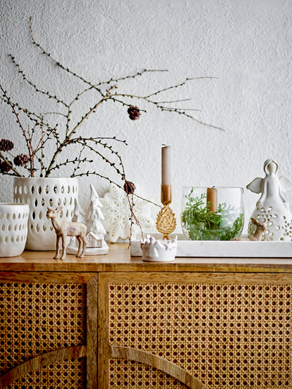 Bloomingville Majsa Fad, Hvid, Marmor