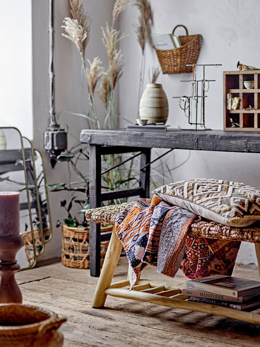 Creative Collection Mas Vægspejl, Brass, Metal