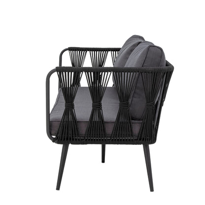 Bloomingville Pavone Sofa, Sort, Metal