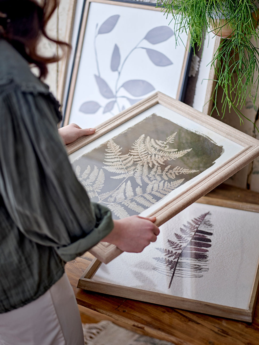 Creative Collection Corval Illustration med ramme, Natur, Fyrretræ