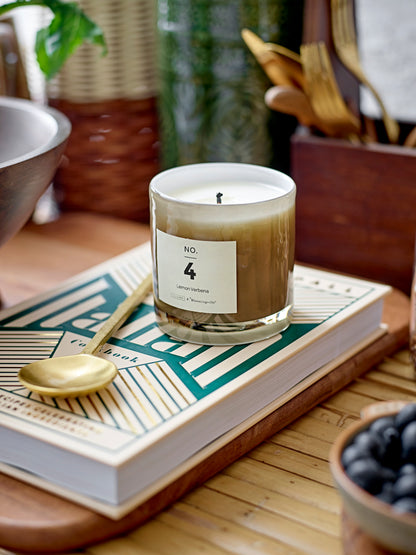 NO. 4 - Lemon Verbena Duftlys, Natur, Naturlig Voks - ILLUME X BLOOMINGVILLE - DesignGaragen.dk