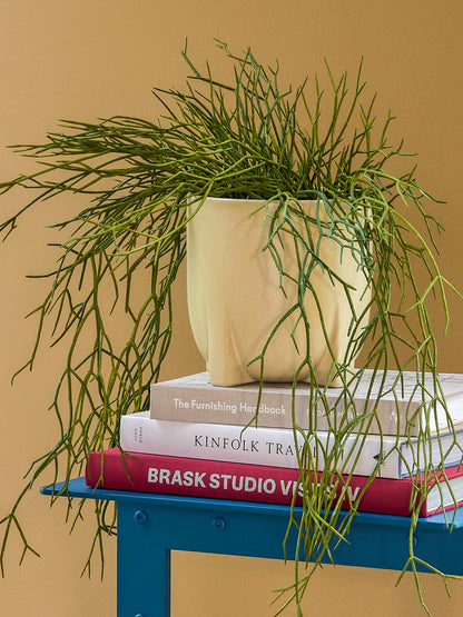 Up Potte Gul (sæt af 2) - ø21xh21, ø17xh17cm