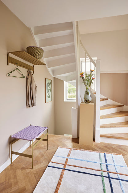 Peppy Kurve Natur/Grøn (sæt af 2) - ø34xh21, ø38xh26cm