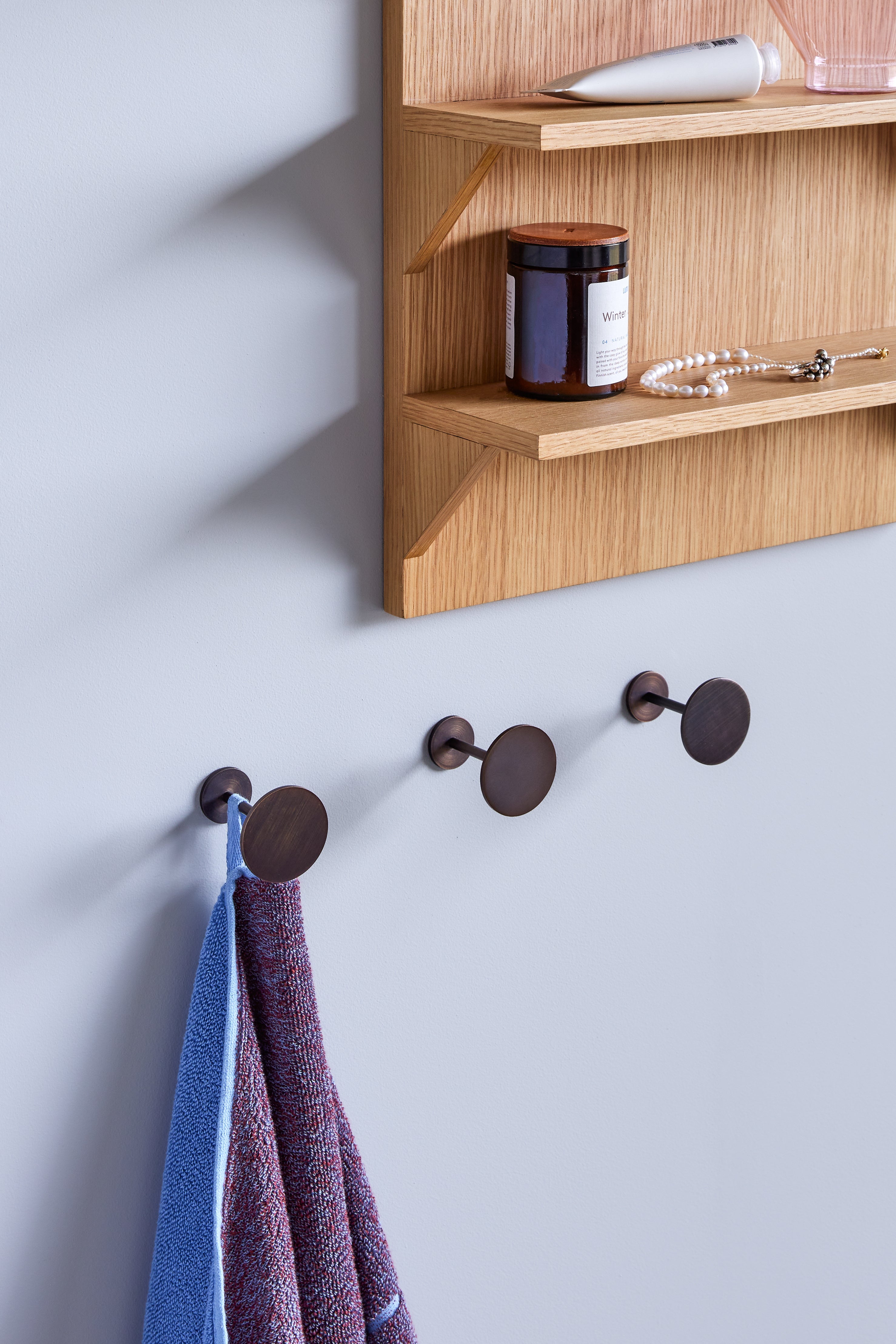 Flare Knage Bruneret Messing - ø5xh6cm