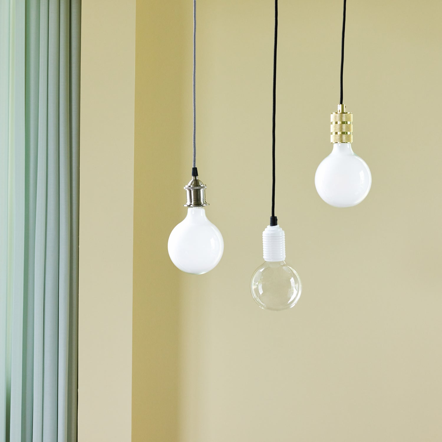 Moving Pendel  Nikkel - ø5xh7cm, E27/40W