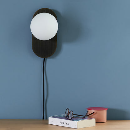 Moon Væglampe Bruneret Messing - 24x12xh16cm, G9