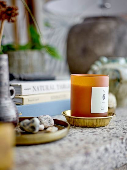 NO. 6 - Sequoia Duftlys, Brun, Naturlig Voks - ILLUME X BLOOMINGVILLE - DesignGaragen.dk