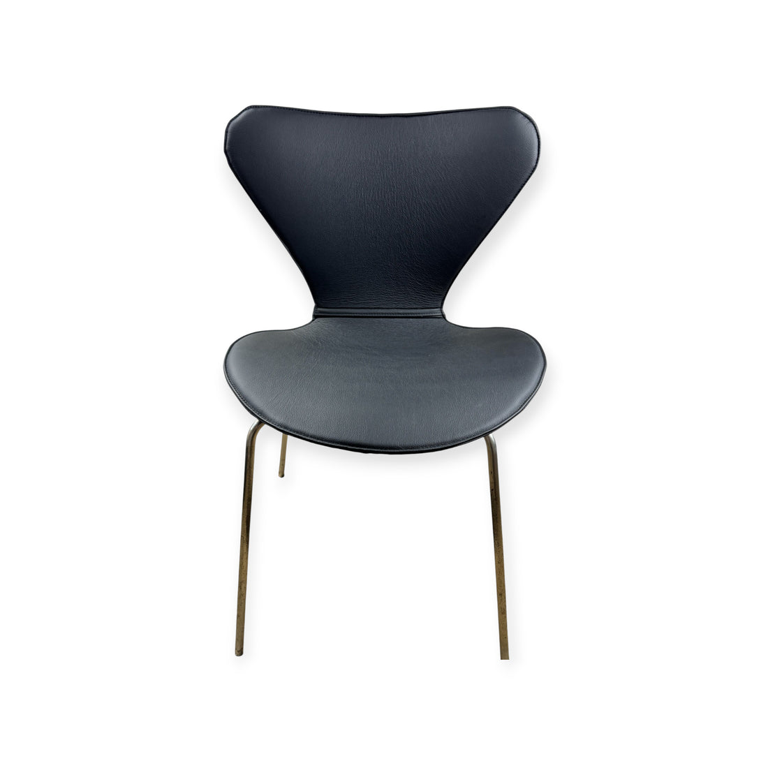 Helbetræk til Arne Jacobsen 3107 stol i sort læder