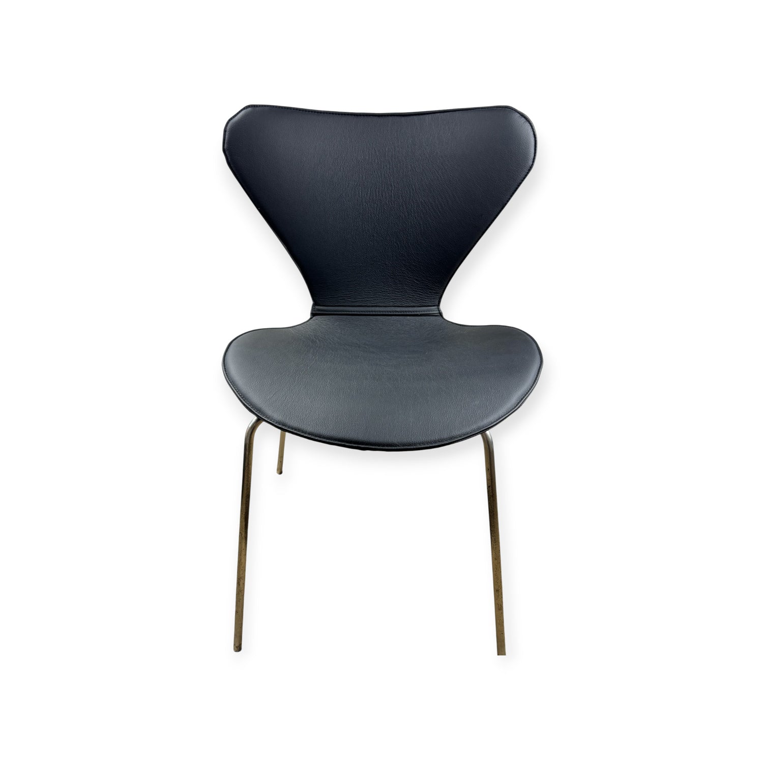 Helbetræk til Arne Jacobsen 3107 stol i sort læder