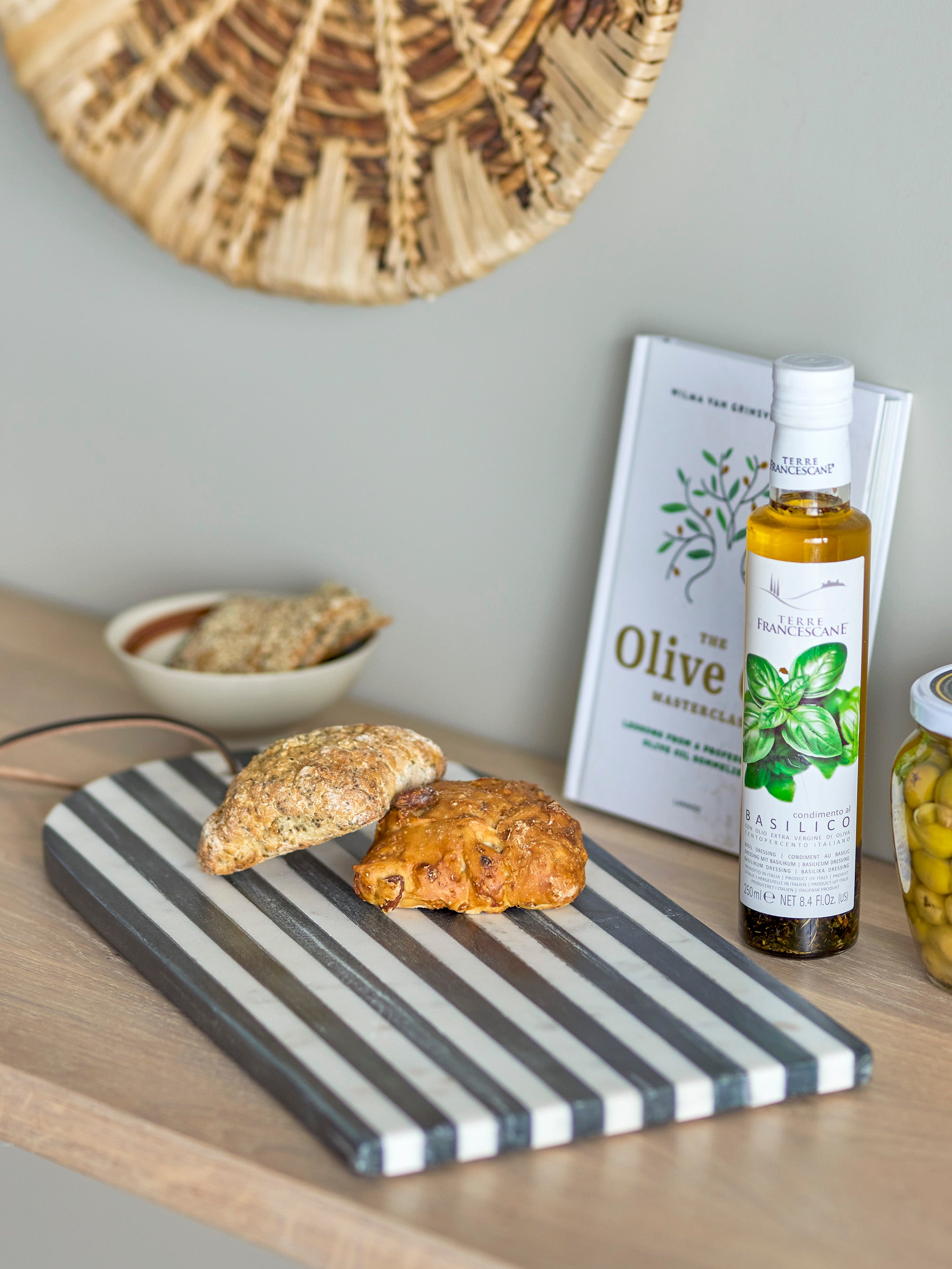 Illuna Skærebræt, Sort, Marmor