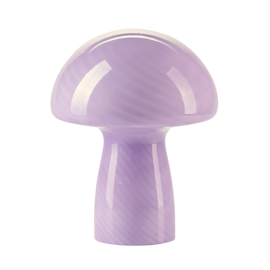 Bahne - Svampelampe - Mushroom bordlampe, Lavender - H23 cm.