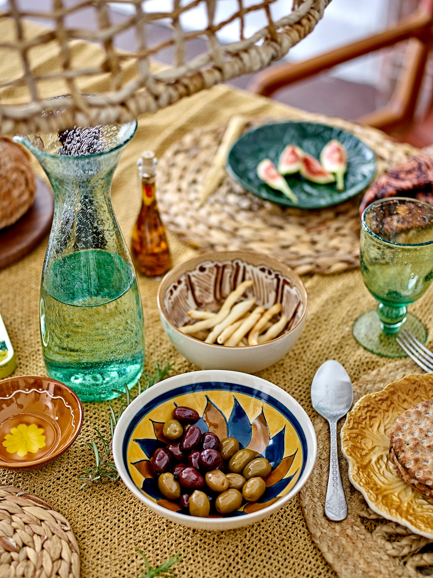 Manela Vinglas, Grøn, Glas