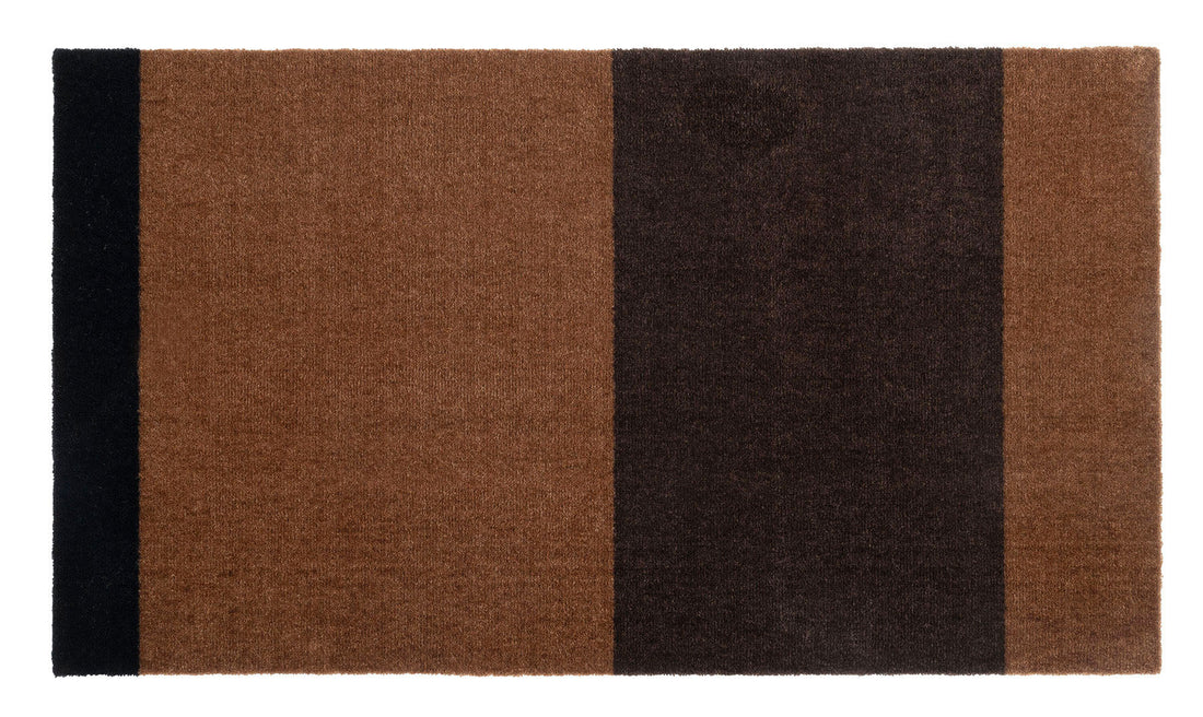 NYHED - STRIPES HORISONTAL - Cognac/Dark Brown/Black