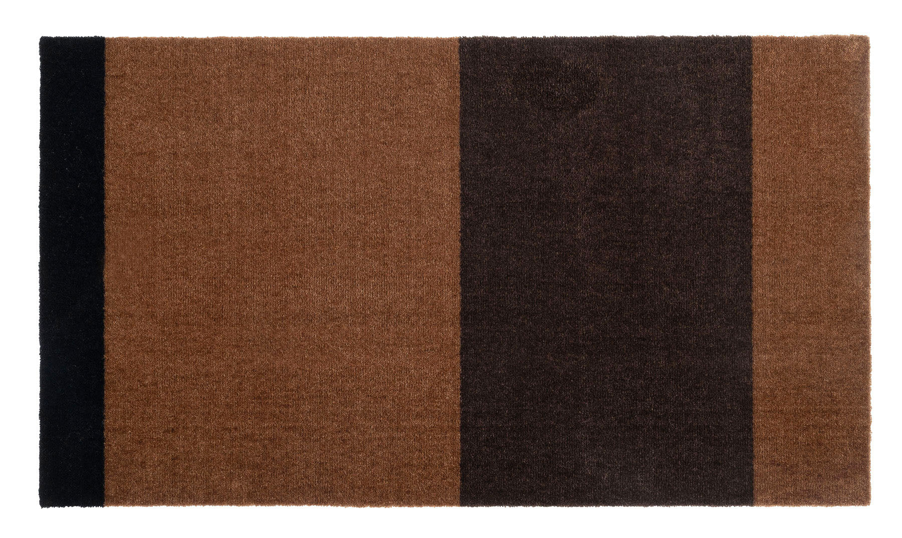 NYHED - STRIPES HORISONTAL - Cognac/Dark Brown/Black