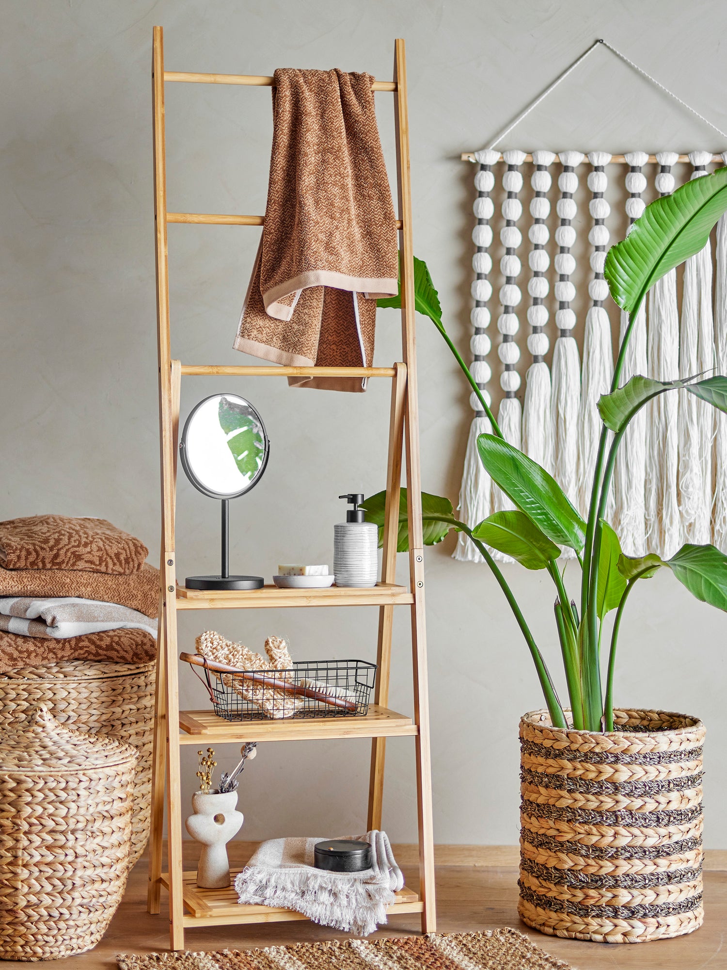 Milde Bordspejl, Sort, Metal