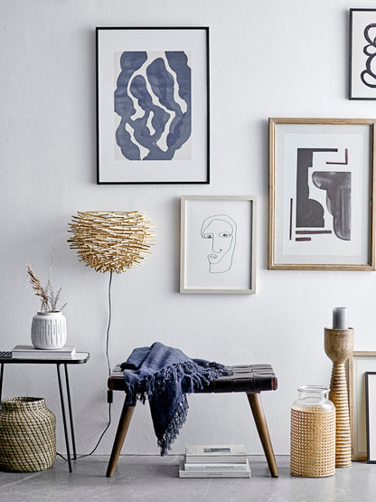 Linda Plaid, Blå, Genanvendt Bomuld