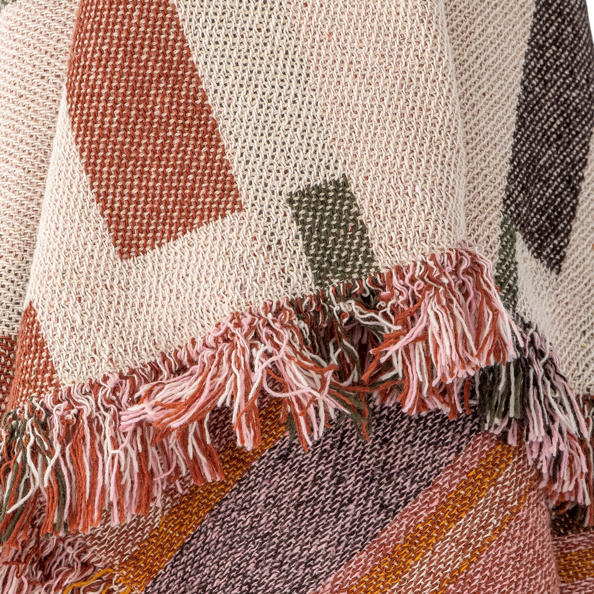Toscana Plaid, Natur, Genanvendt Bomuld - BLOOMINGVILLE - DesignGaragen.dk