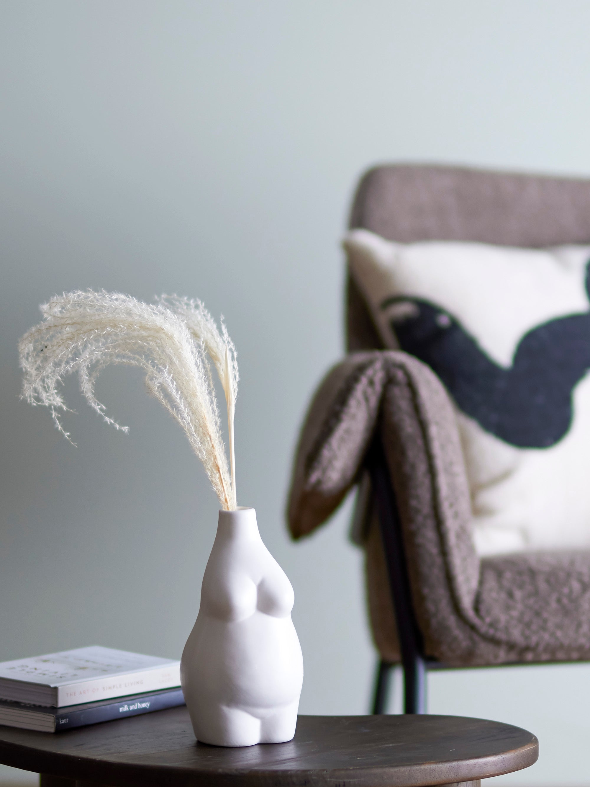 Elora Vase, Hvid, Stentøj - BLOOMINGVILLE - DesignGaragen.dk