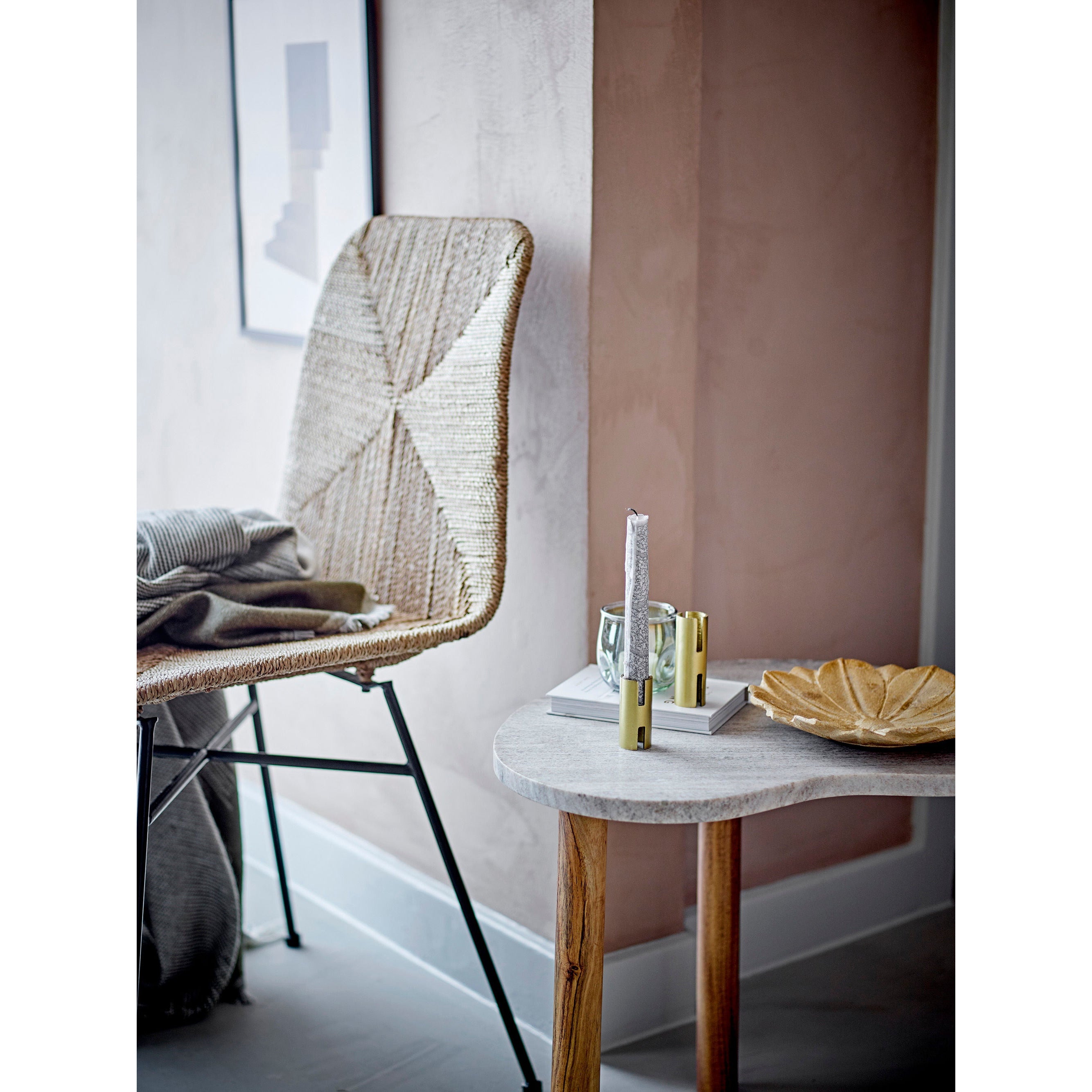 Bloomingville Evi Tray, Brun, Marmor - Bloomingville - DesignGaragen.dk
