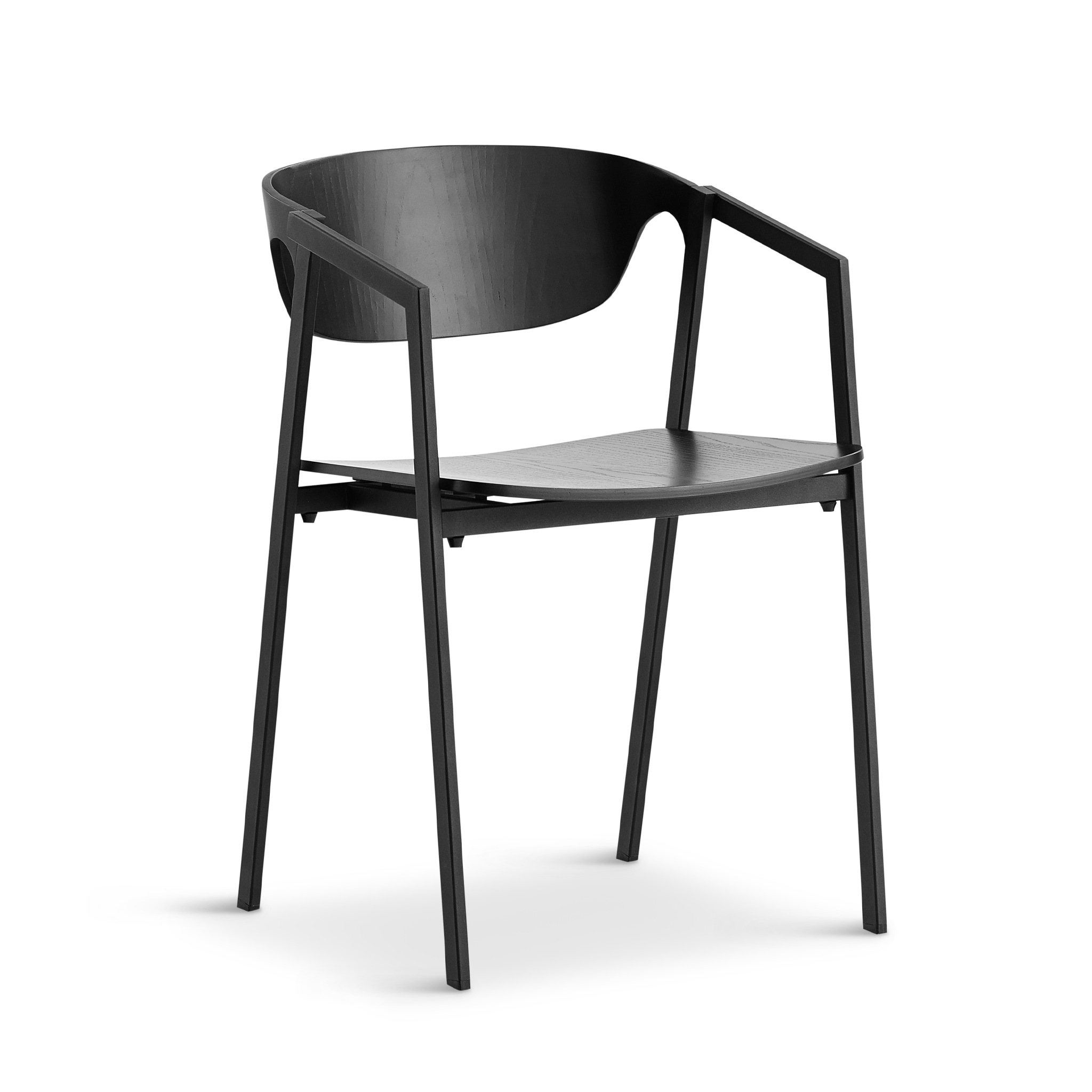 WOUD -  S.A.C. dining chair - Black