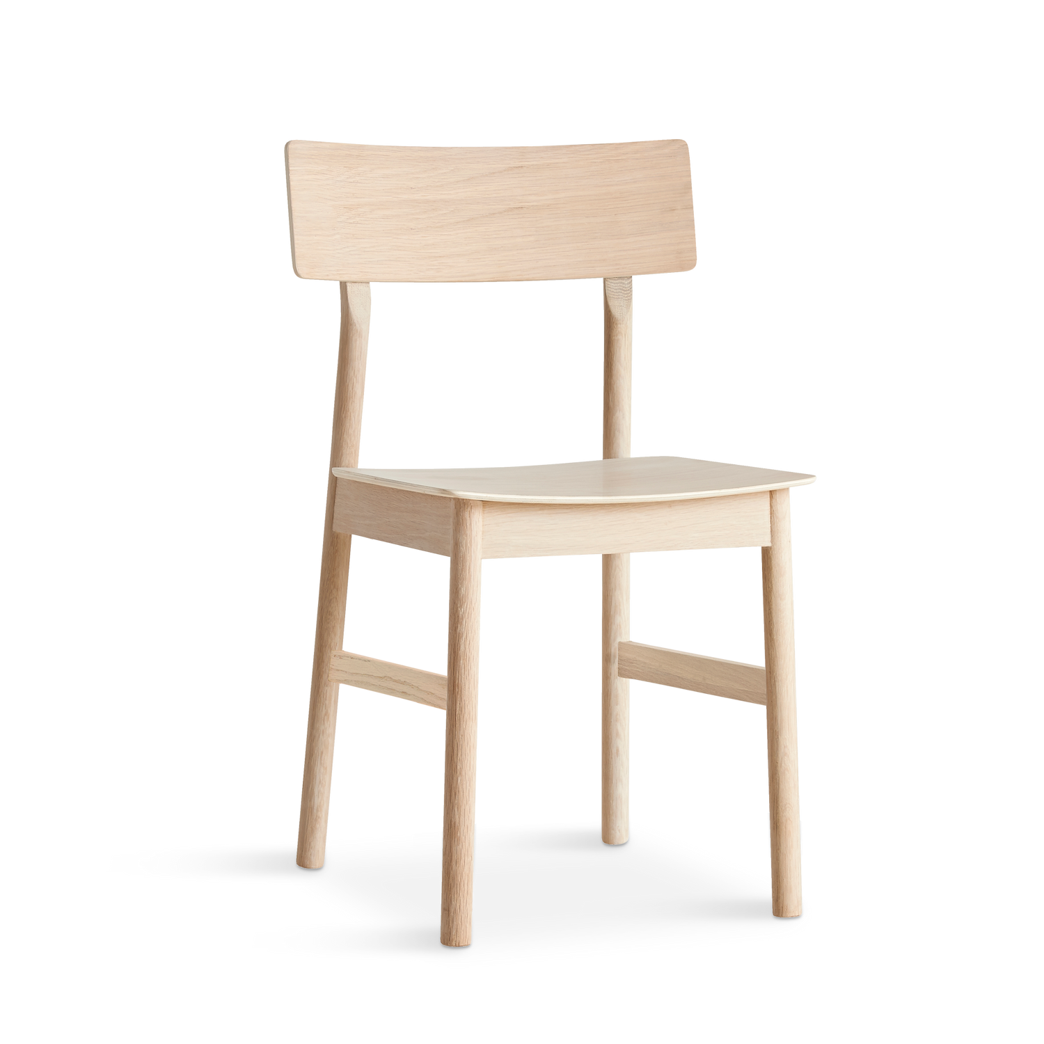 WOUD - Pause dining chair 2.0 - White pigmented oak - WOUD - DesignGaragen.dk