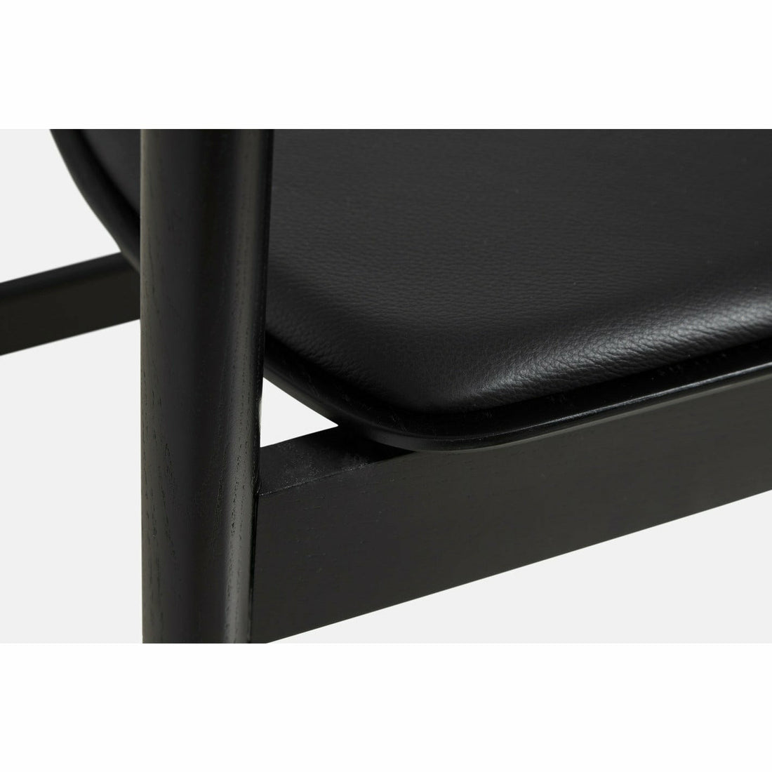 WOUD -  Pause dining chair 2.0 - Black w/leather