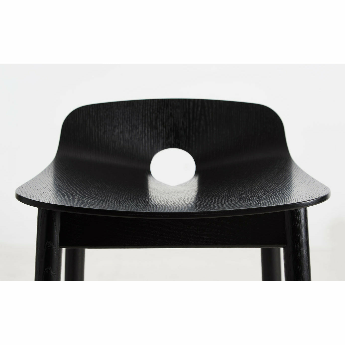 WOUD -  Mono bar stool - Black