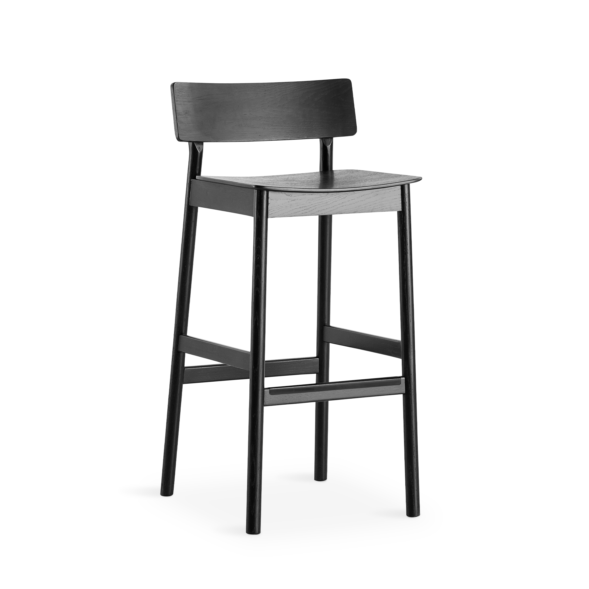 WOUD -  Pause bar stool 2.0 - Black