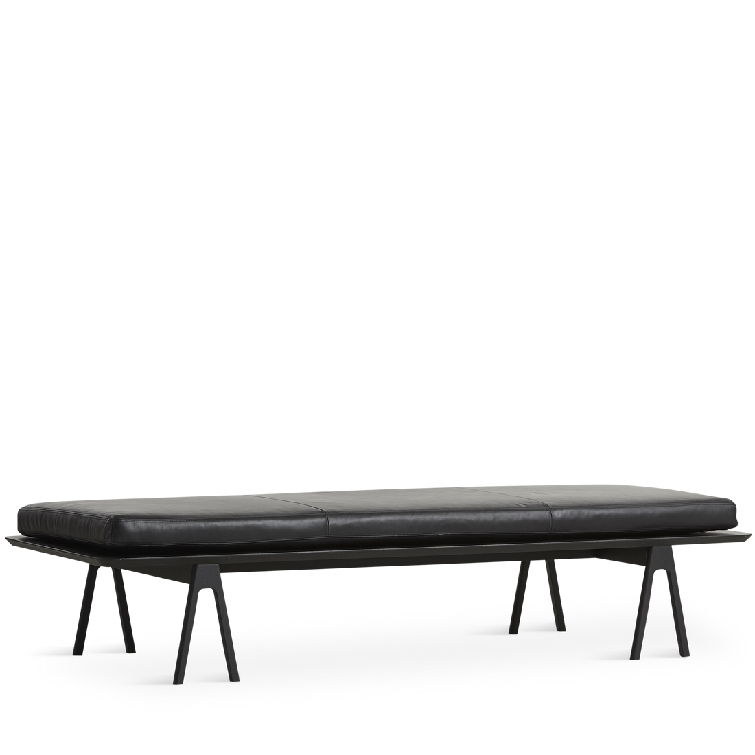 WOUD -  Level daybed - Black/black 190x76,50x41 cm
