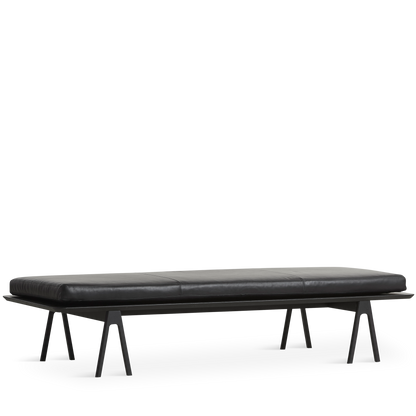 WOUD -  Level daybed - Black/black 190x76,50x41 cm