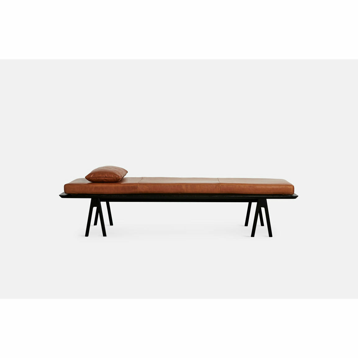 WOUD -  Level daybed - Nougat/black 190x76,50x41 cm