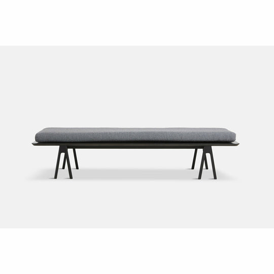 WOUD - Level daybed - Grey bouclé/black 190x76,50x41 cm - WOUD - DesignGaragen.dk