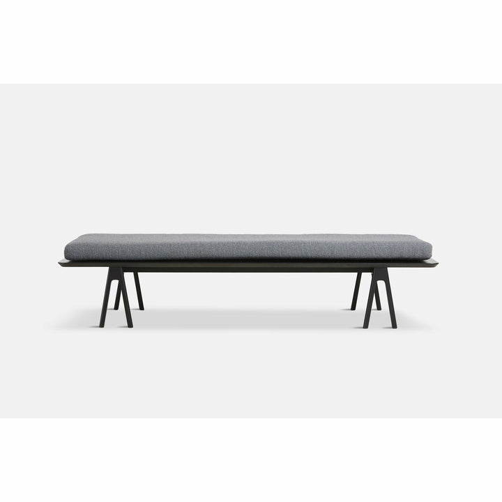 WOUD - Level daybed - Grey bouclé/black 190x76,50x41 cm - WOUD - DesignGaragen.dk
