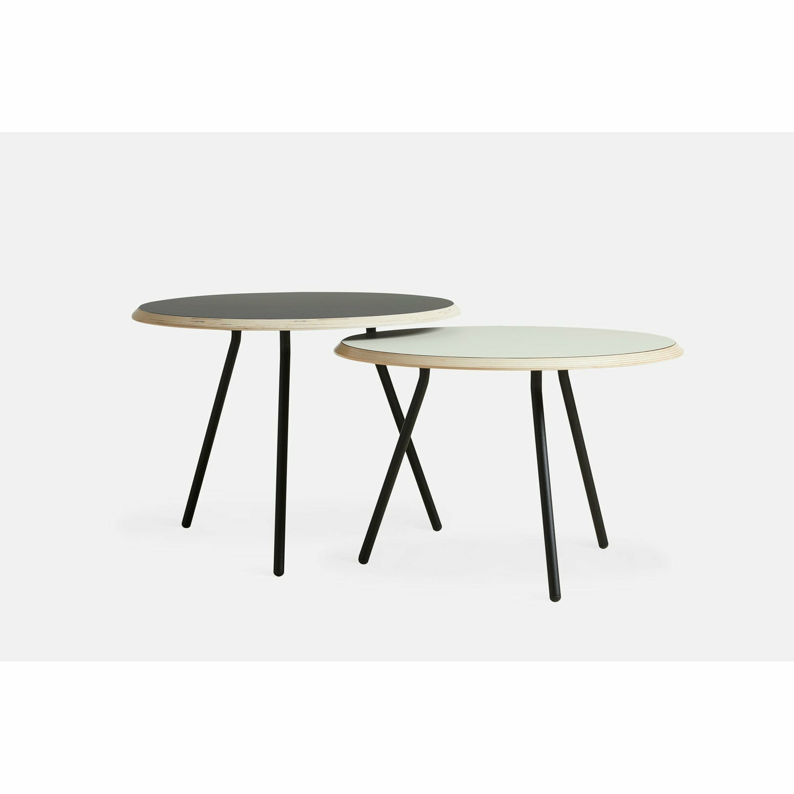 WOUD - Soround coffee table - Black (Ø60xH40,50) - WOUD - DesignGaragen.dk