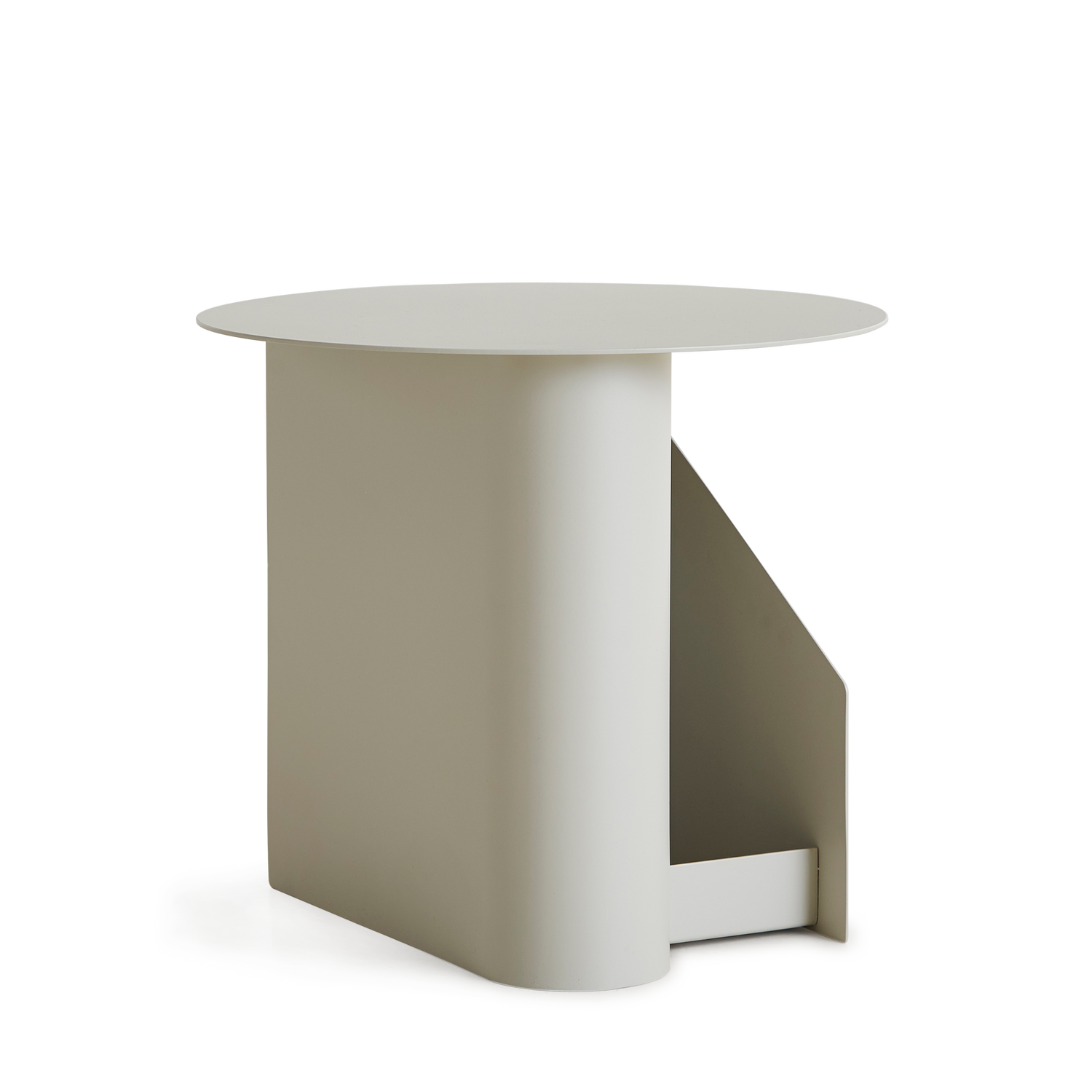 WOUD - Sentrum side table - Warm grey - WOUD - DesignGaragen.dk