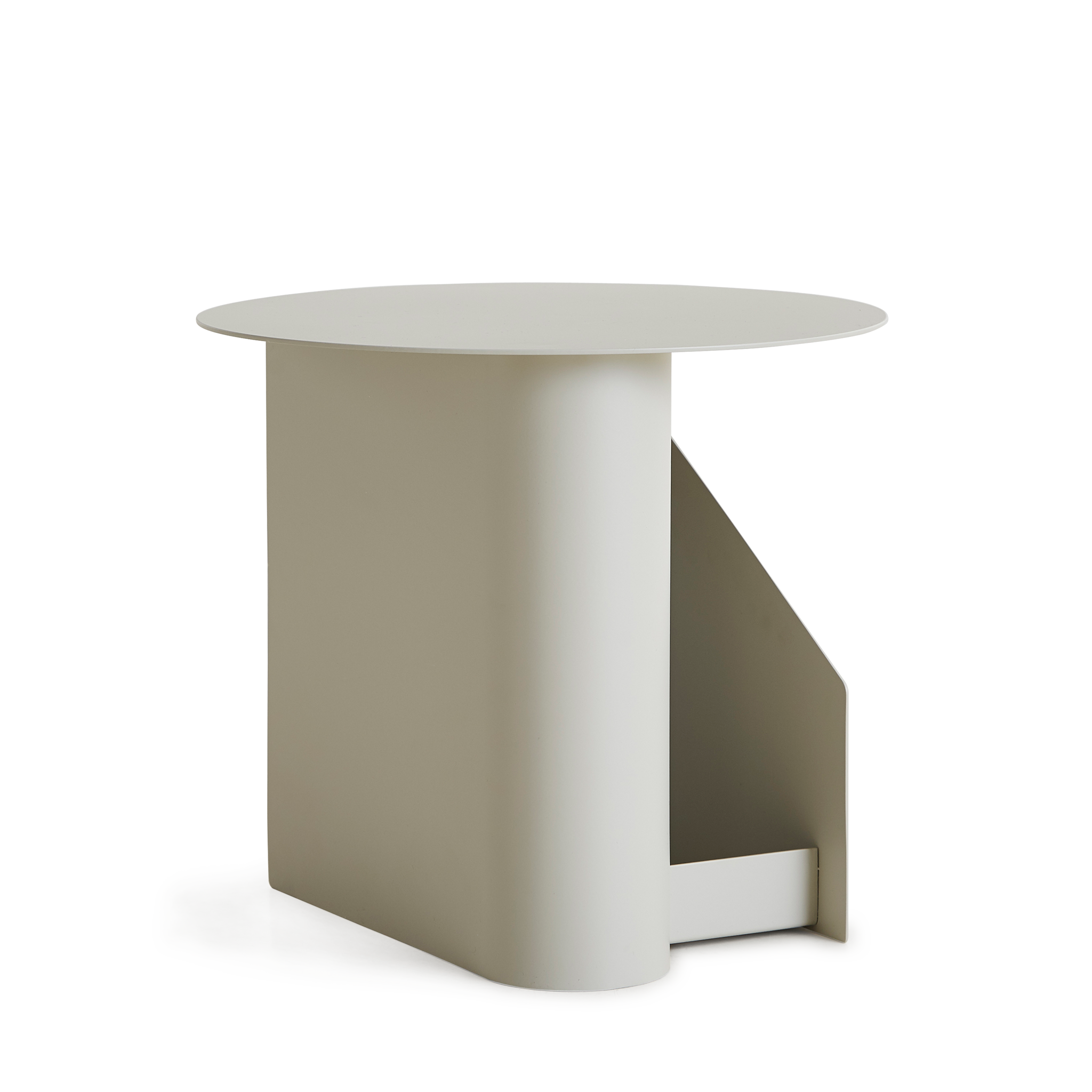 WOUD - Sentrum side table - Warm grey - WOUD - DesignGaragen.dk